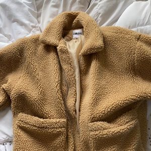 I AM GIA brown teddy coat, like new condition